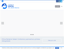 Tablet Screenshot of clinicadentalsedavi.com
